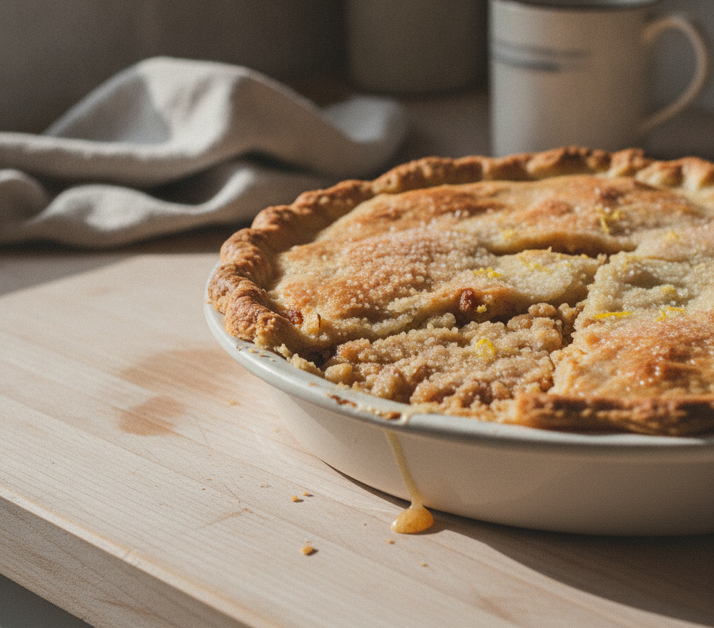 Computer-generated image of Almond  Layer  Pie