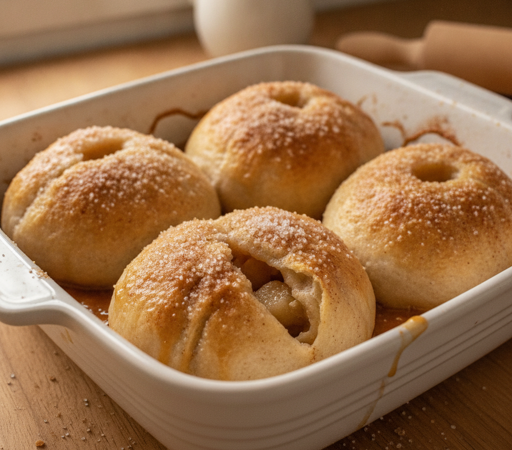 Computer-generated image of Apple Dumplings