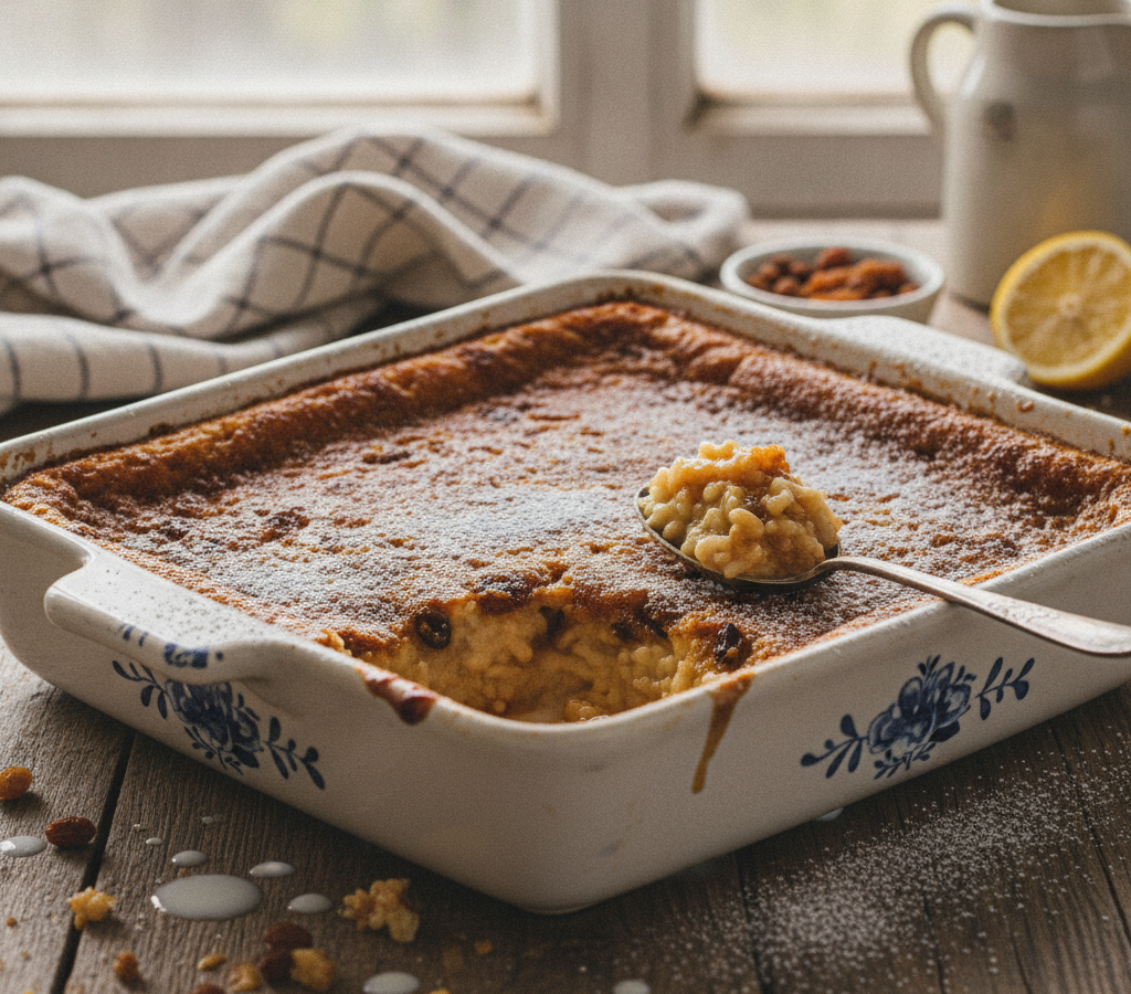 Computer-generated image of Caramel Rice Pudding