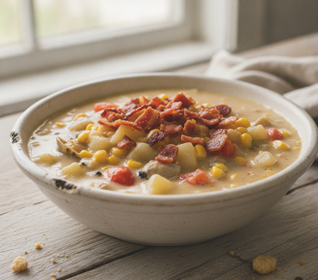 Computer-generated image of Clam Chowder
