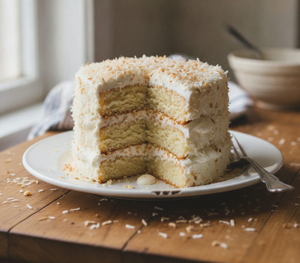 Computer-generated image of Cocoanut Layer Cake