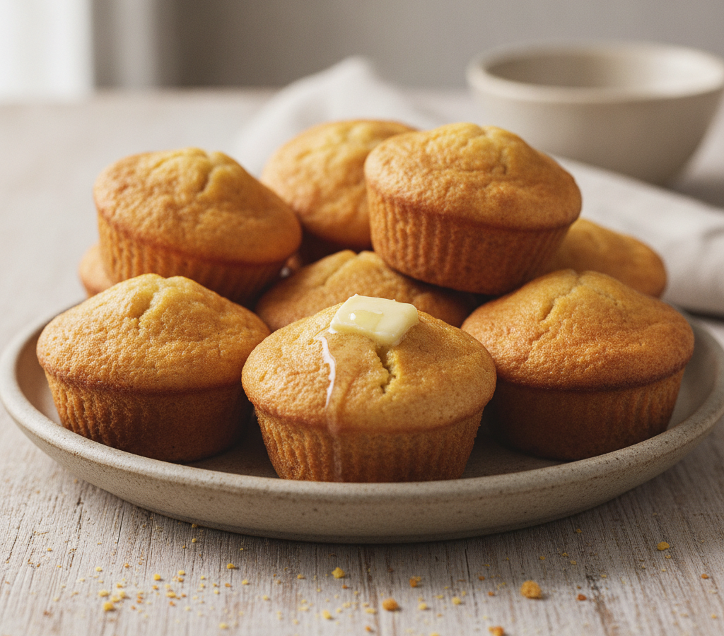 Computer-generated image of CORN MUFFINS.