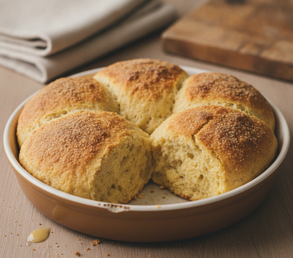 Computer-generated image of Cornmeal Rolls