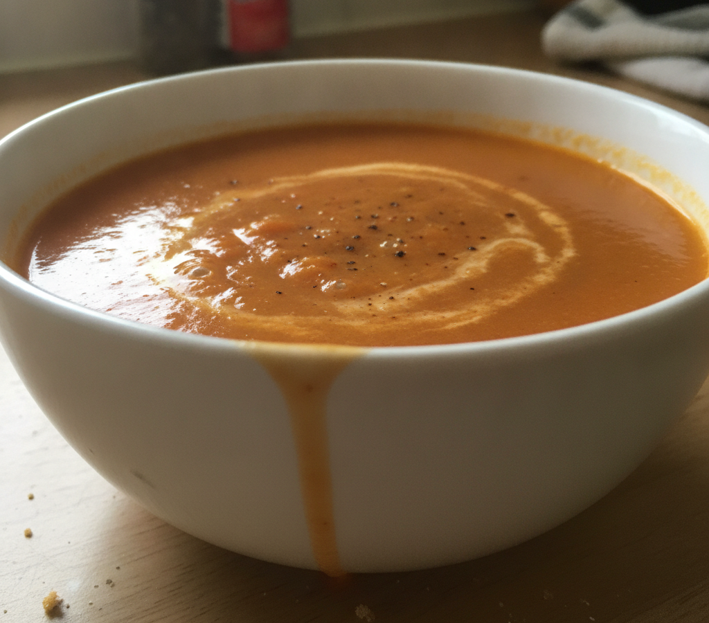 AI-generated image of Cream  of  Tomato  Soup