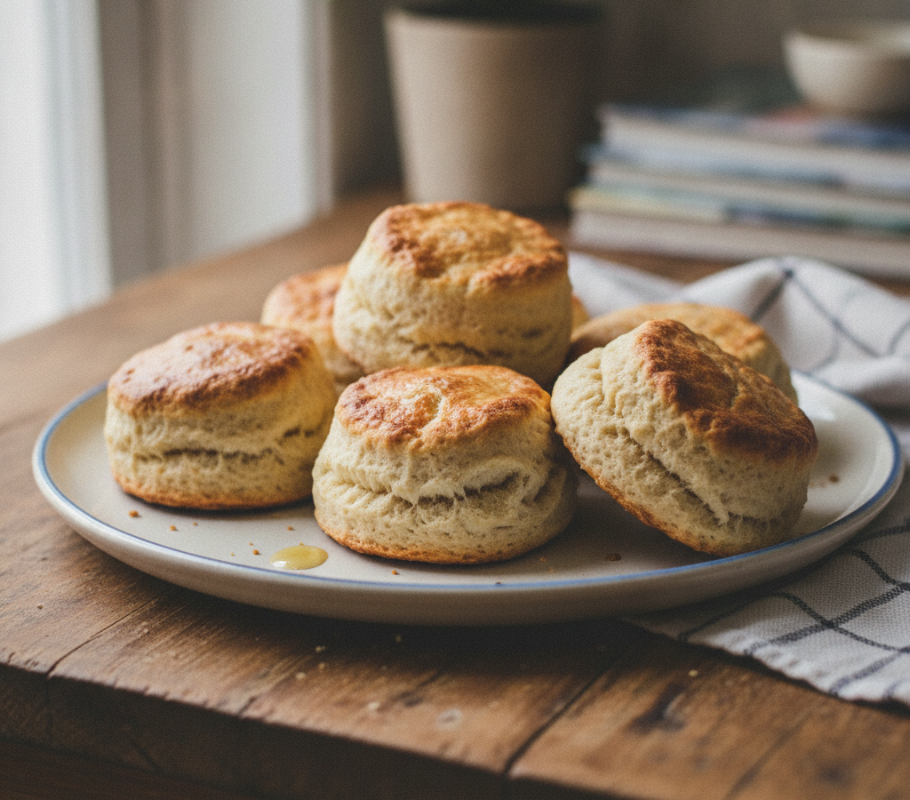 Computer-generated image of Cream Scones