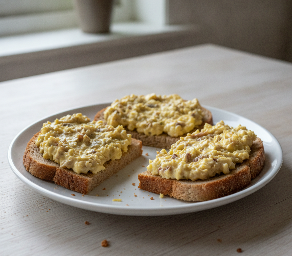 Computer-generated image of Egg  and  Anchovy  Sandwiches