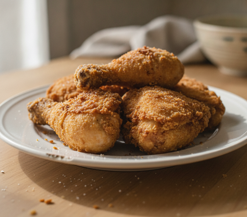 AI-generated image of Fried  Chicken

A 
(Katt  B.  Vauthn)