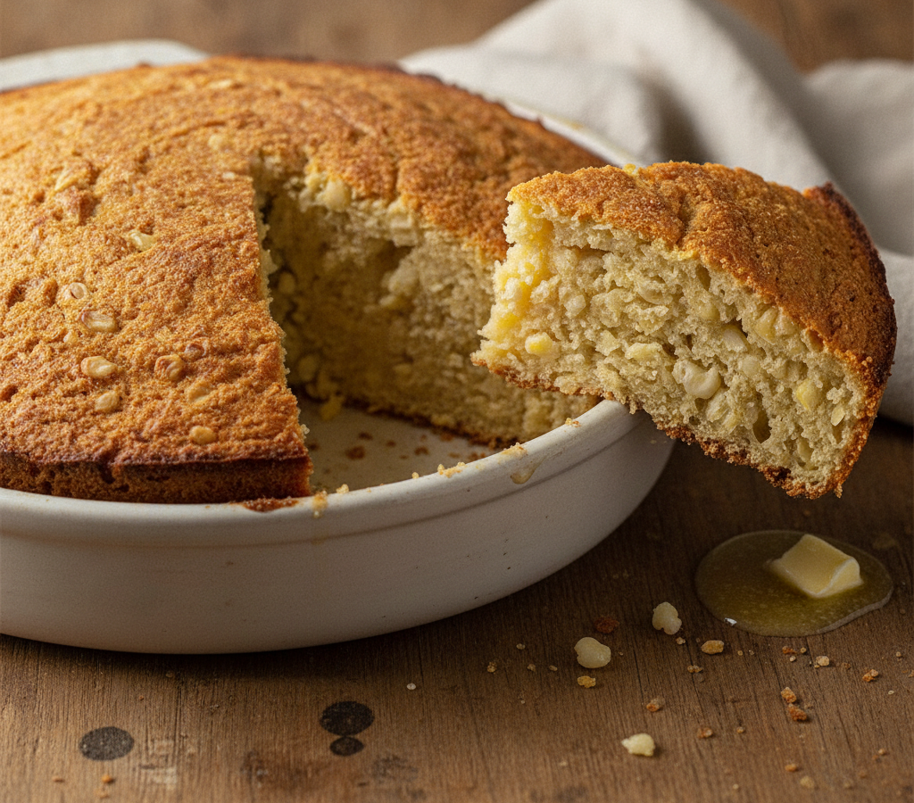 Computer-generated image of Hominy  Bread  for  Breakfast