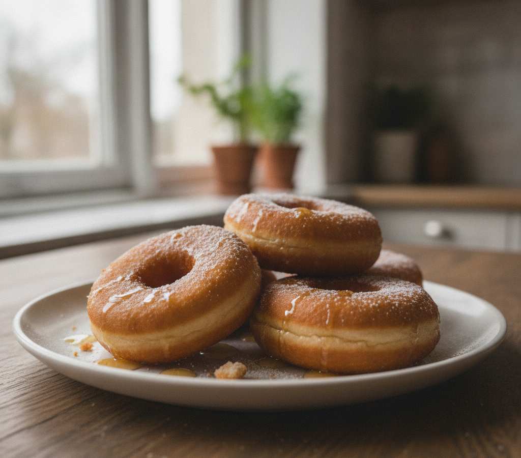 Computer-generated image of Honey  Doughnuts