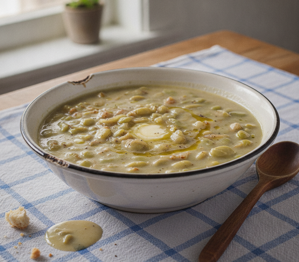 Computer-generated image of Lima Bean Soup