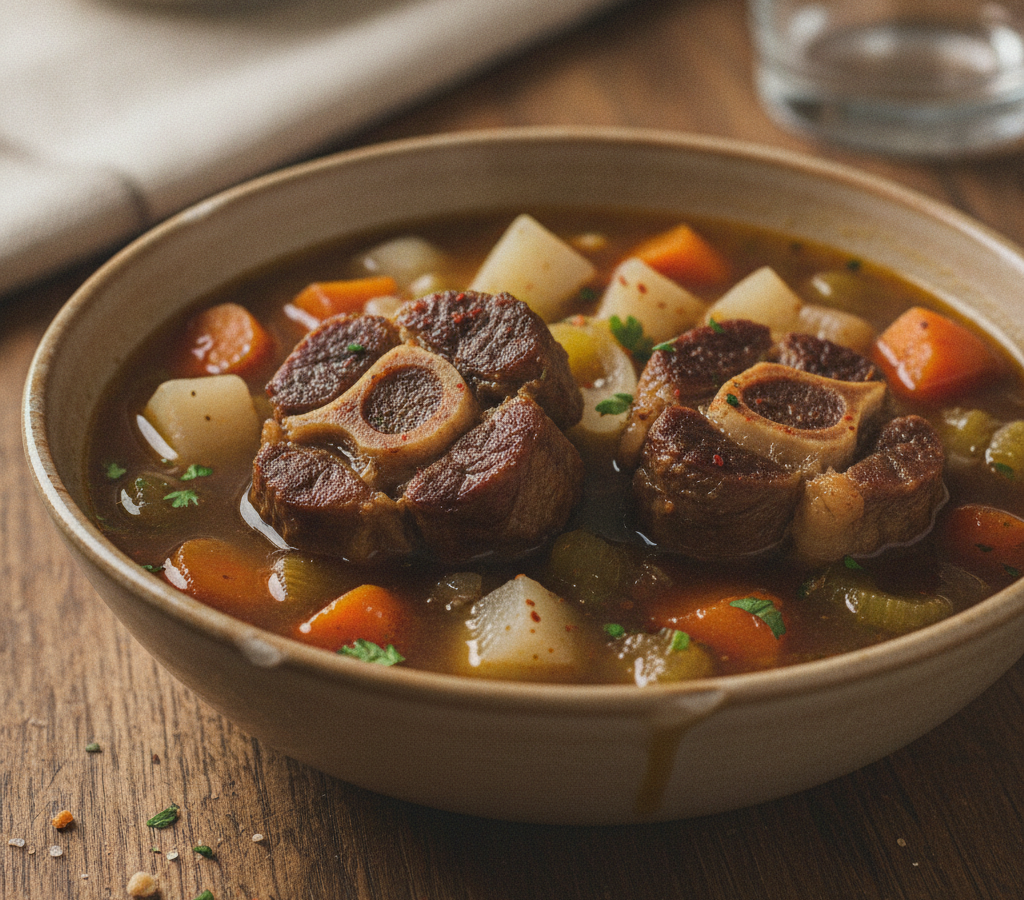 Computer-generated image of Oxtail Soup