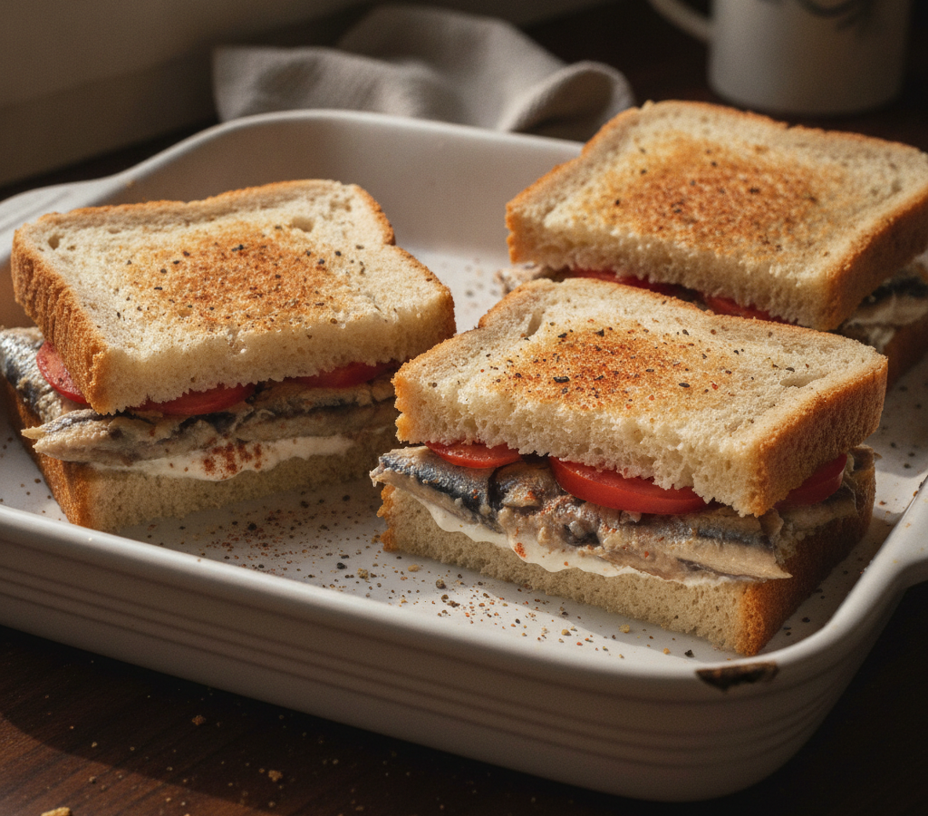 Computer-generated image of Sardine  Sandwiches