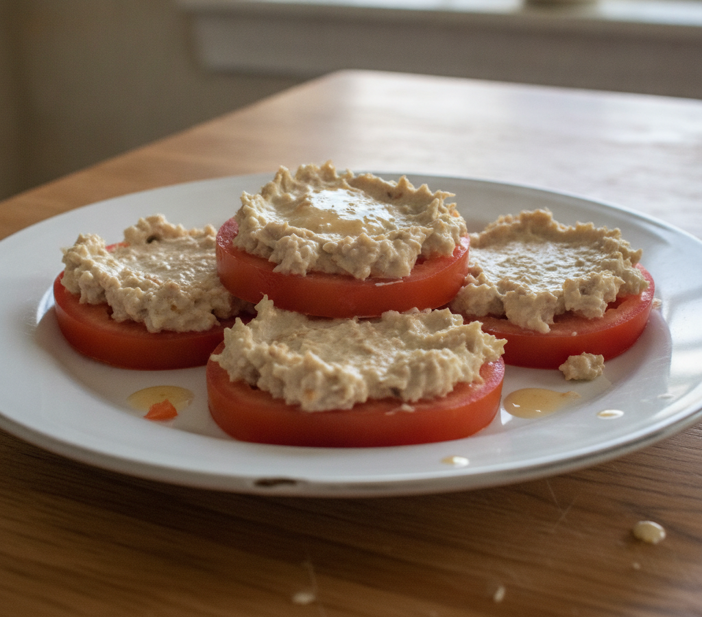 Computer-generated image of Tomato  and  Horseradish  Sandwiches